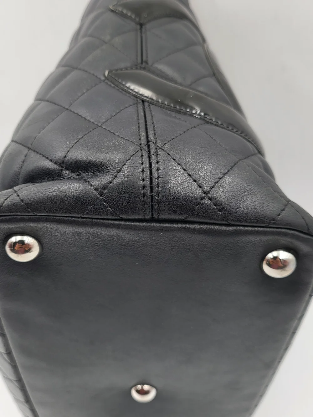 CHANEL Calfskin Quilted Cambon Ligne Tote Bag..Authentic w/COA....
